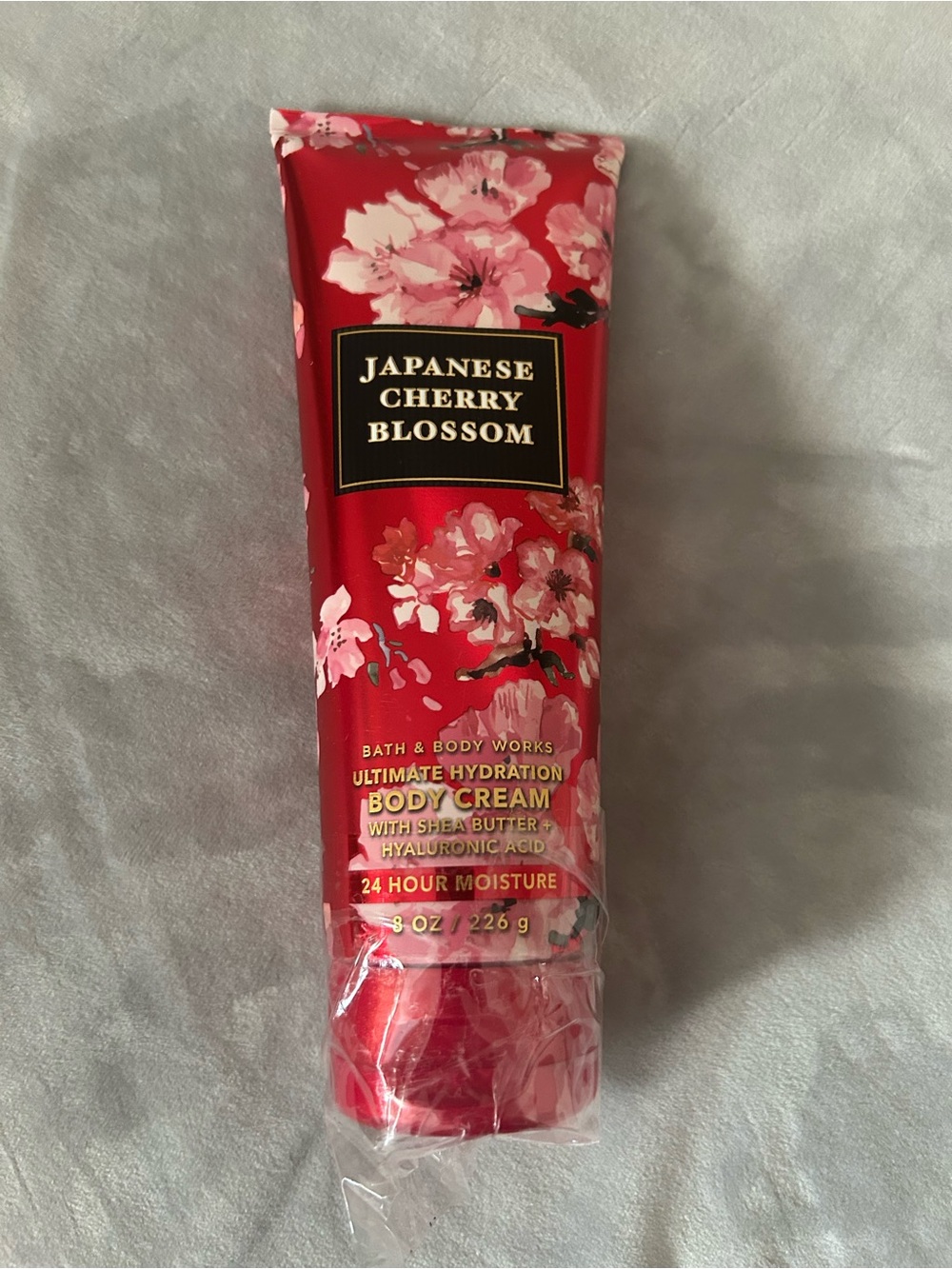 Bath & Body Works Japanese Cherry Blossom Red Floral Body Cream